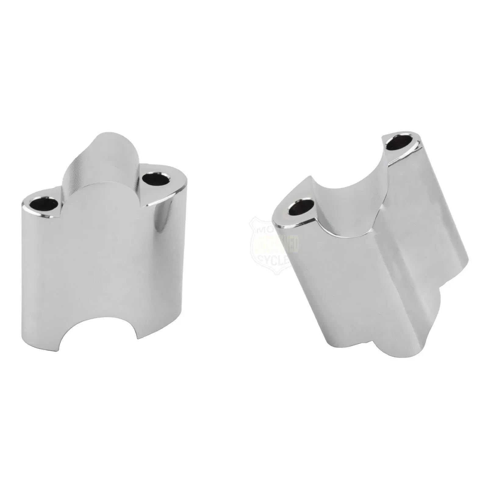 Elevadores Manillar Motocicleta para Sportster XL1200X XL 1200X XL1200 X XL 1200 X 48 Montaje Barra Elevadora Manillar Extensión Bloque Elevación Alzas Manillar Moto(Chrome)