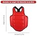 Heidouse Boxing Body Protector, Reversible Chest Protector, Adjustable Taekwondo Sparring Gear, Sponge Boxing Training Equipment