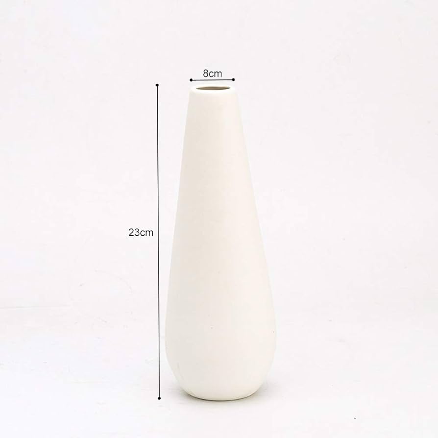 Amazon.co.jp: YHOMBES 花瓶 陶器 フラワーベース 北欧 白