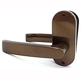 川口技研 Jレバー 空錠 小判座 住宅室内用レバーハンドル バックセット50mm JL-24-1K-Br ブラウン