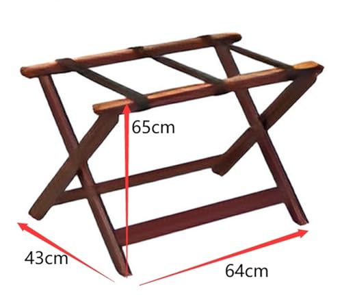 Porte-bagages de rangement pour hôtel compact résolvant le manque d'espace - 3
