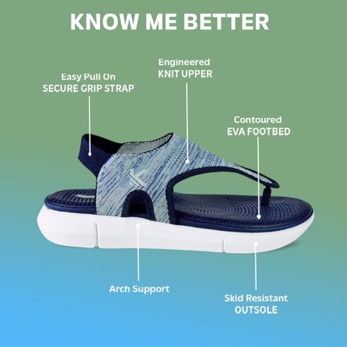 Image of KazarMax FlexiKnit Women Casual Sandal | Breathable | Stylish | Anti-Skid | Durable | Comfortable | Sporty Thong Sandals
