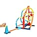 Hot Wheels Toy Car Track Set, Track Builder Unlimited Corkscrew Twist Kit Playset & 1:64 Scale Vehicle, 2 Ways to Race, Connects to Other Tracks