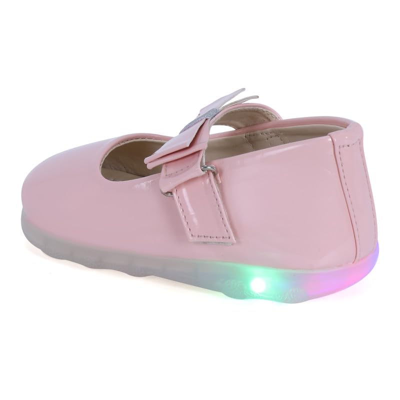 CHIU Bow Led with Round Toes Belly 4 41LVITwMNgL