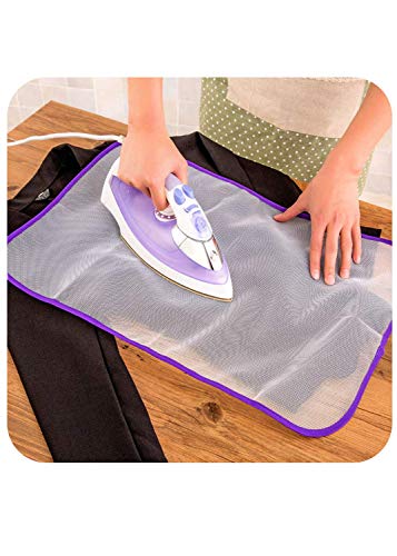 MuSheng(TM) Filet de Repassage, Pattemouille Transparente Vêtements de Protection Chaleur Pression en Maille Filet Chiffon de Repassage Guard Pad, Couleur Aléatoire, 35 x 50 cm (Aléatoire) Cover