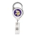 NFL Minnesota Vikings Retractable Premium Badge Holder, Team Color, One Size