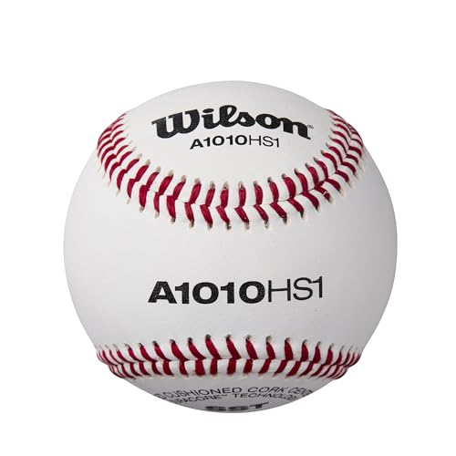 WILSON HS1SST Baseballs - No NFHS Logo, 1 Dozen