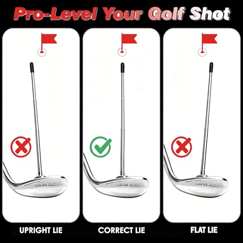 Bâton d'alignement de golf noir réglable pour stabiliser la posture du corps - 7