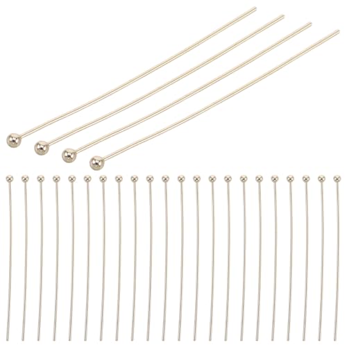 Alfileres bola dorados para collares elegantes y pendientes DIY con acabado profesional