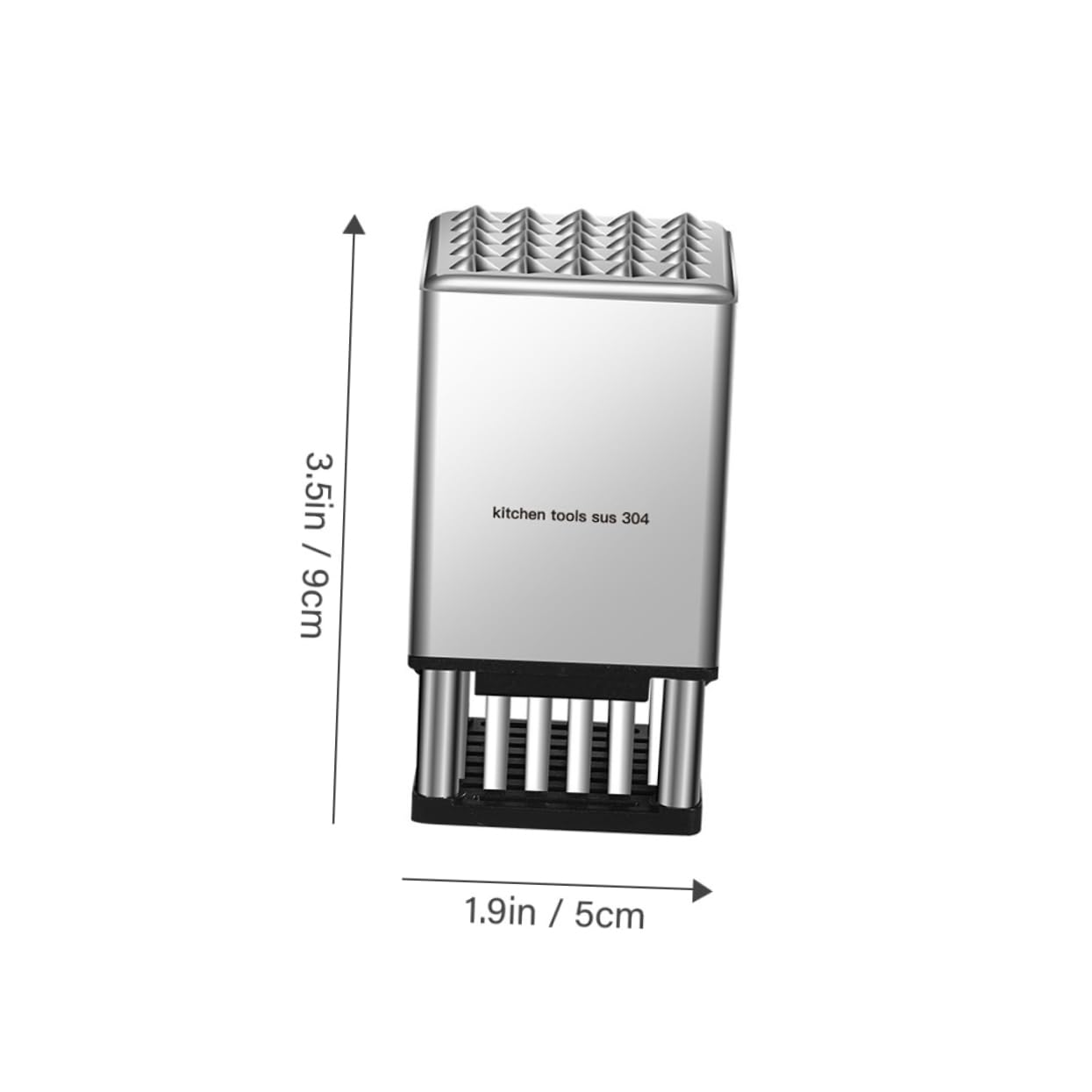 MUCKLILY Stainless Steel Meat Tenderizer Mallet Double Sided Meat Hammer for Tenderizing of Steak Chicken Beef and Pork Kitchen Accessory for Home Cooks and Chefs