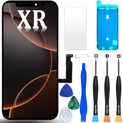 DIGI4U LCD für iPhone XR Display Bildschirm Ersatz 6 1    Truetone LCD Bildschirm für iPhone XR Display Digitizer Reparaturkits