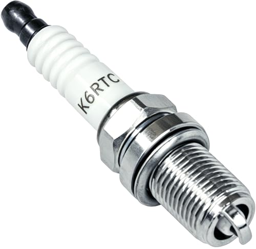 JRISBO Bougie pour Champion RC12YC, B&S 491055, Torch K6RTC, Compatible avec Briggs et Stratton Tondeuse 450E - 875EX Séries OHV Moteurs Bougies pour Tondeuse...
