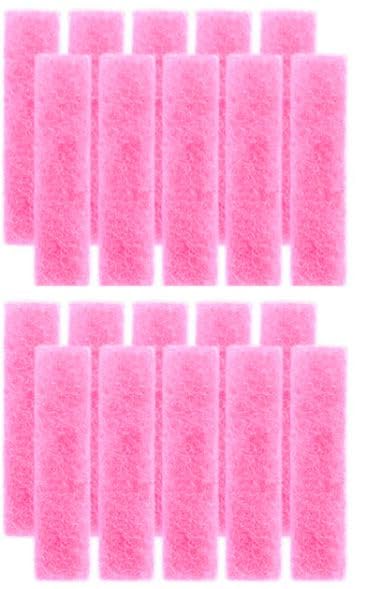 - Pink Resin Blaster Cleaning Pads - 40 Pack of Rectangular Scrubbing Pads for The x SnowTree Resin Blaster Magnetic Glass Cleaner