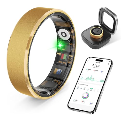 prxxhri Smart Health Ring, Featuring Heart Rate, Stress and Sleep