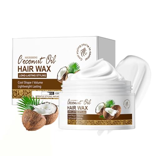 Cera para cabello con aceite de coco 3.53 Oz miniatura 1