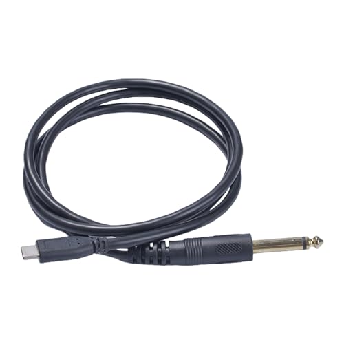 USB Cからシングル/ダブル6.35mmケーブルタイプCから1/4インチ接続アダプターアダプタアダプターアンプとスピーカー1MタイプCスプリッターコード