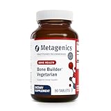 Metagenics Bone Builder Vegetarian - Balanced Calcium & Magnesium Mineral Complex - Supports Bone Density, Heart, Nerve & Sleep Health - Plant-Based, Gluten-Free, cGMP Certified - 90 Servings