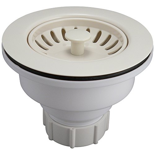 Plumb Pak Deep Cup Plastic Sink Strainer with Fixed Post Basket