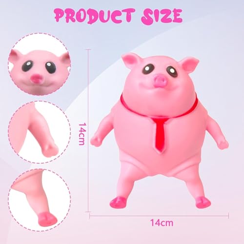 Generic Funny Pink Pig Squishy Toy - Image 7