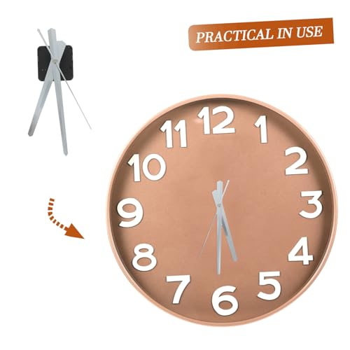 ledmomo 静音 壁掛け時計 ムーブメント交換用 プラスチック製 用 軽量 簡単取付け クォーツクロック部品 対応