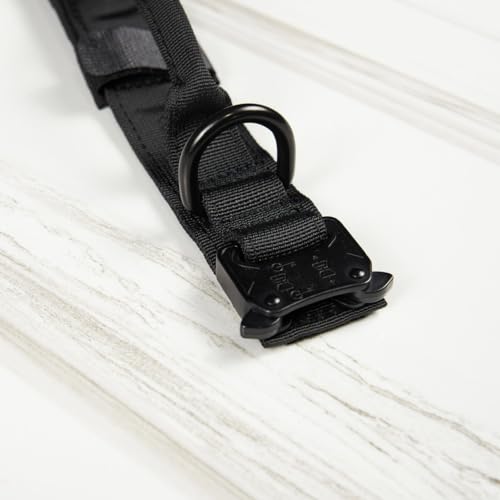 WOLFpak Tactical Nylon Dog Collar Metal Buckle and Handle (X-Large, Black) by WOLFpak - Used condition - Image 2
