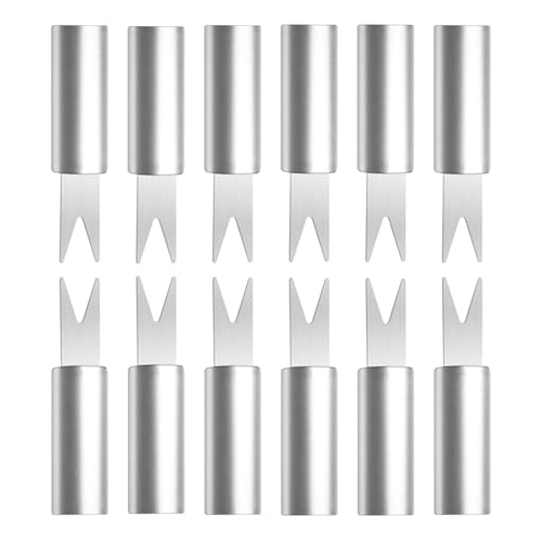 Porta pannocchie, Porta mais per pannocchie - Plettri per mais in acciaio inossidabile con impugnatura comoda | Spiedini di mais antiruggine, clip per pannocchie, bastoncini di pannocchie per casaling