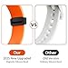 Sport Bands Compatible with Apple Watch Band 38mm 40mm 41mm 42mm for Women and Men, Magnetic Closure Silicone Sport Strap for iWatch Series 10 9 8 7 6 5 4 3 SE Ultra (Light Gray)