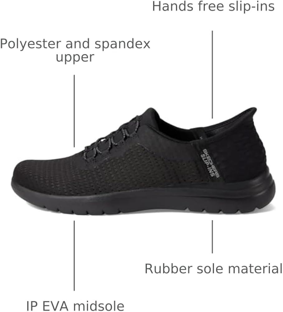 SKECHERS Hands Free Slip-Ins ブラック Skechers Hands Free Slip-ins™ Work™ Summits Colsin Men's Shoes