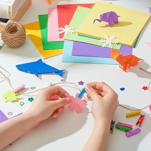 Miniatura 5 de Papel De Origami De Colores, 120 Hojas, 12 Colores Brillantes, 6 Pulgadas, 70 G M , Papel Plegable Cuadrado De Doble Cara Para Manualidades, Manualidades, Proyectos, Niños Y Adultos Uap200a