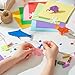 Imagen de Papel de origami de colores, 120 hojas