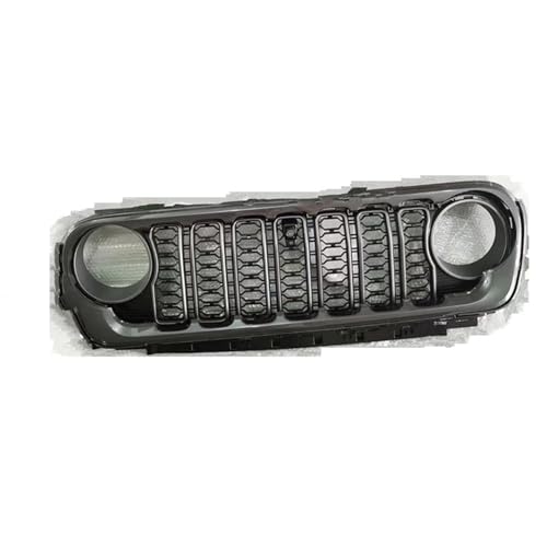 Grille avant Jeep Wrangler JL en ABS robuste avec trou caméra pour un look tout-terrain premium