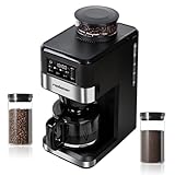 Máquina de café ranbomer com moedor integrado display digital m