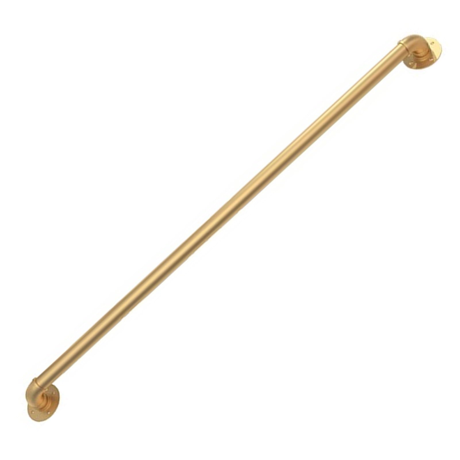 Rampe d'escalier dorée 1-19,7 pieds modulable pour grands espaces