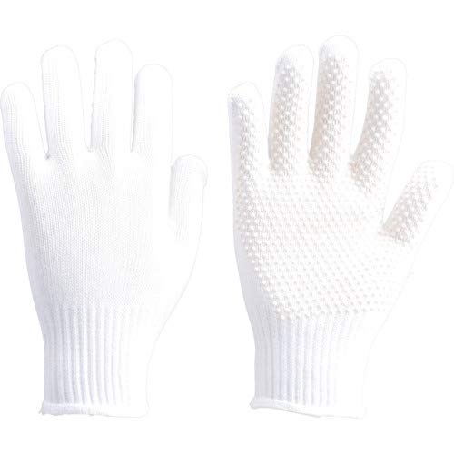 TRUSCO(トラスコ) 安全すべり止め手袋 薄手 Lサイズ DPM-39L x 12 双【ケース販売】
