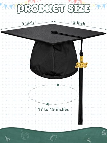 Image of QZYL Kindergarten Graduation Cap and Gown Set, 2026 Congrats Grad Outfit with Tassel & Certificate for Kindergarten