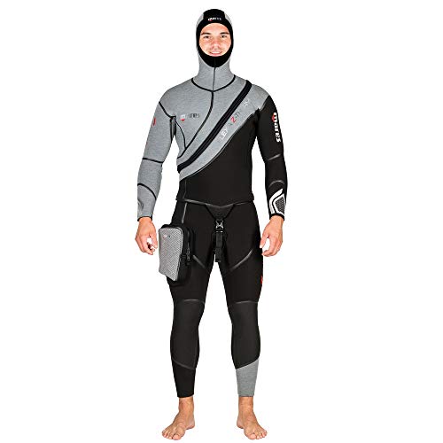 Mares Flexa Z-Therm Traje De Buceo, Hombre, Negro/Gris, S4