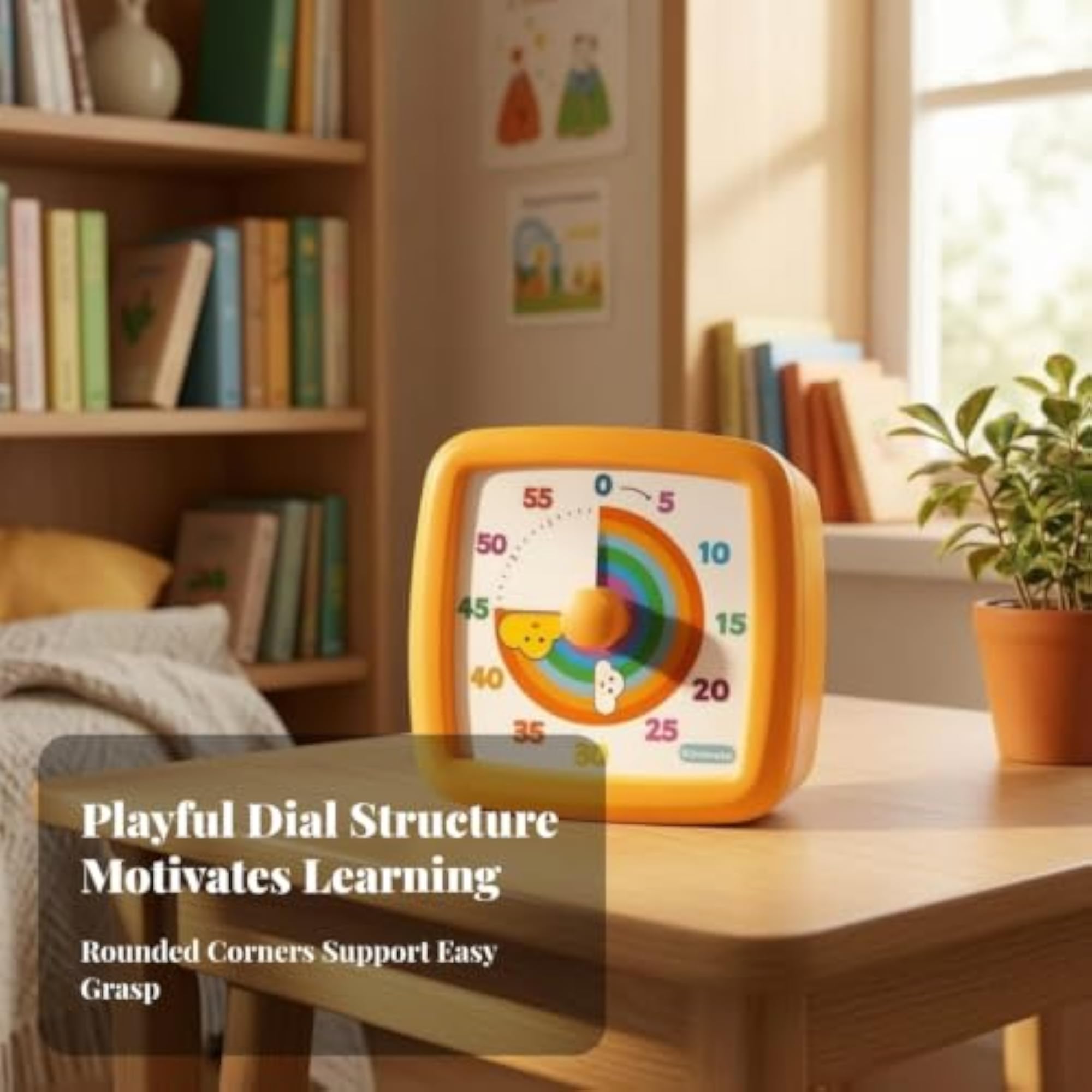 Easy to Use Visual Timer Tabletop Countdown Timer