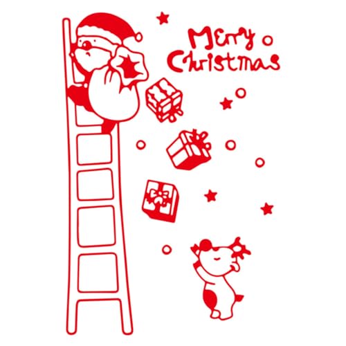 Sticker de pared Santa Claus Navidad 70x50cm PVC
