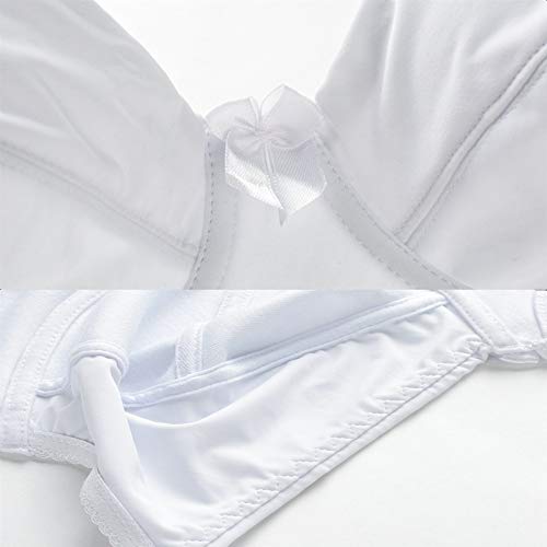 Soutien-gorge de sport grande taille blanc 30F sans armatures