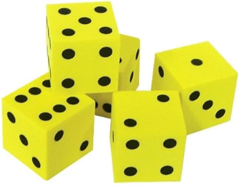 large foam dice