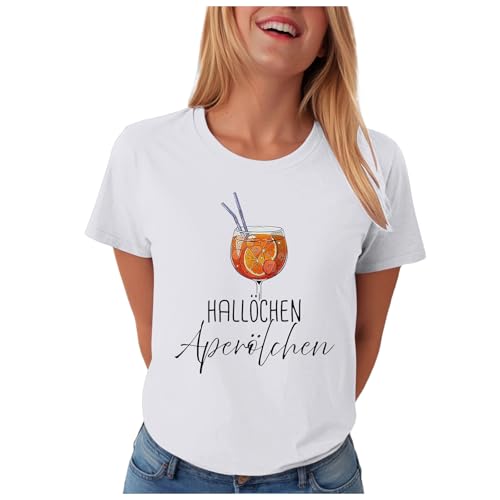Damen Hallöchen Aperölchen Aperol Kostüm Tshirt Damen Aperol Spritz...