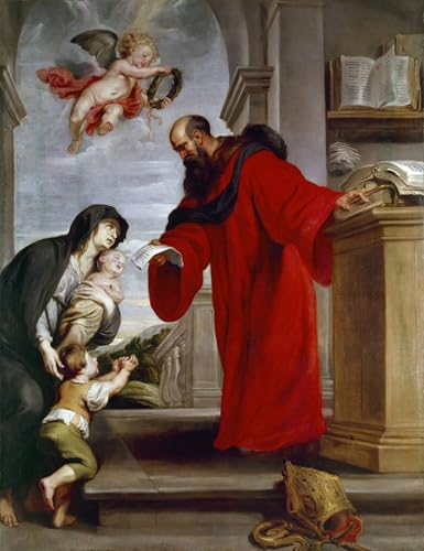 Saint Ives de Tréguier Rubens pour habiller un mur vide de salon moderne