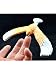 C&H Solutions Silver Wing Yellow Body Cute Balancing Bird With Clear Triangle Stand By