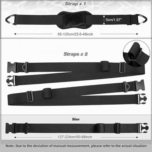 M Jiuyunmu Kayak Surfboard Shoulder Strap Hands-Free, Sup Carrying Adjustable Strap thumb #1