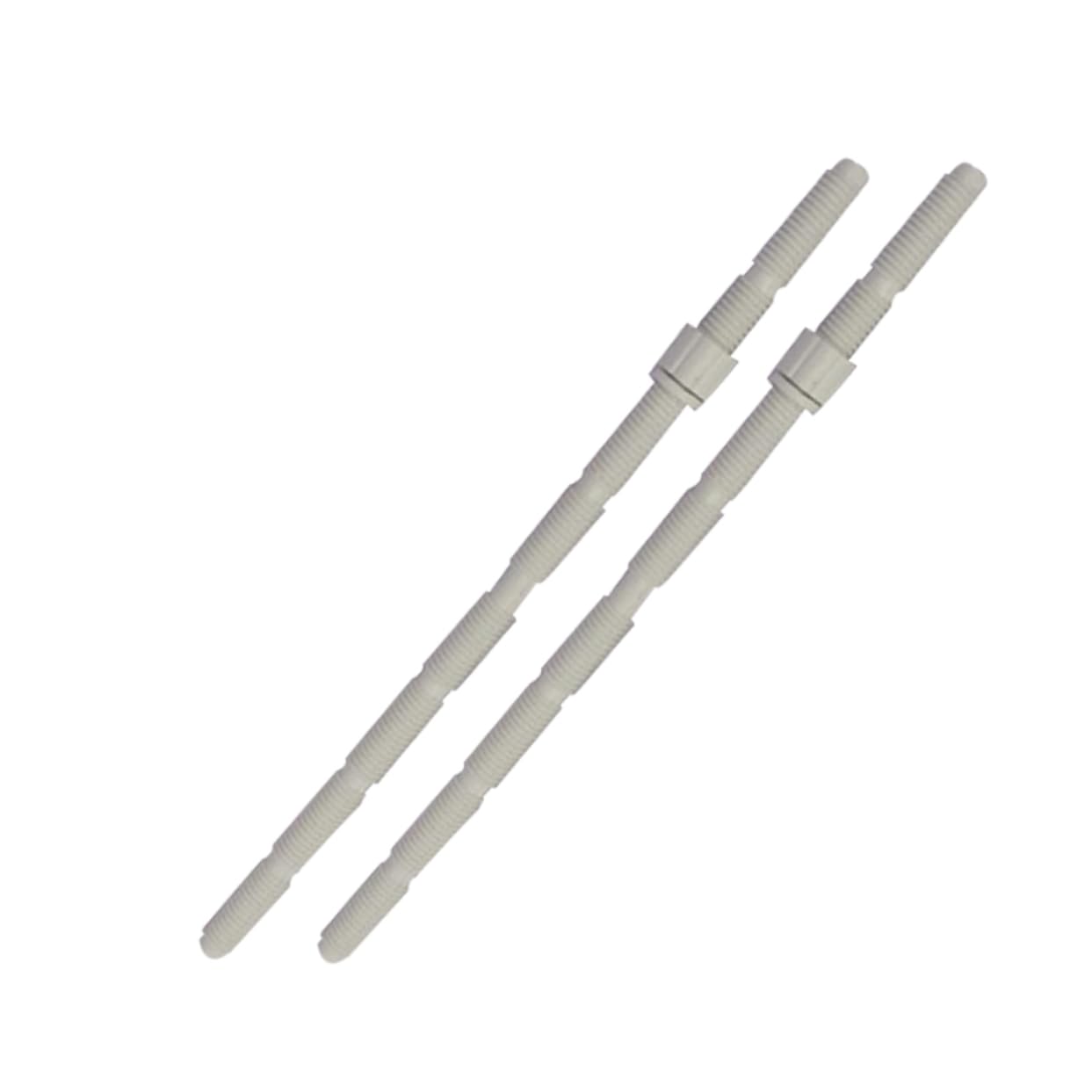 Varillas para Pulsador De Inodoro Doble Descarga, Kit De Varillas Roscadas Extendidas De Plástico, Piezas Aplicables para Tanque De Agua, Repuesto Práctico para Baño, 2 Unidades