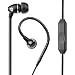 JLab Audio FIT Sport Earbuds, Sweatproof and Water Resistant with In-Wire Customizable Earhooks - Black