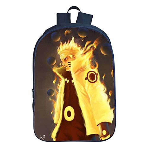 Naruto Mochila Casual Mochila de Estilo Salvaje Mochila Escolar Mochila Infantil de Viaje al Aire Libre Escuela Primaria Unisex (Color : A06, Size : 42 X 29 X 16cm)