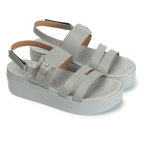 Image of ELLE Women's Multi-Strap Platform Sling back Sandals