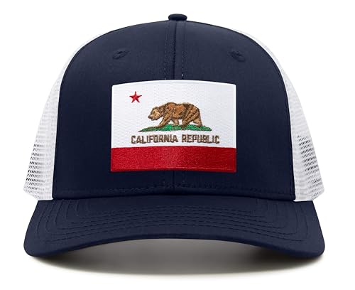 Image of International Tie State Hat for Men and Women, Adjustable Snapback Trucker Baseball Cap with Embroidered Patch