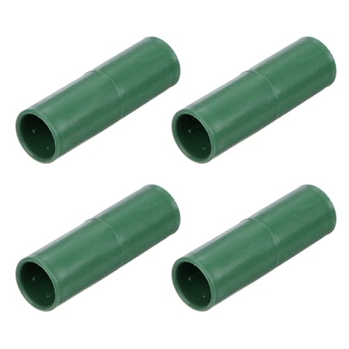 M METERXITY 4 Pcs 16mm Greenhouse Frame Building Connectors, Coupling Pipe Fitting for Grape Trellis/Sunscreen Shed/Gardening Plant Stakes, Greenhouse Accessories [Green]